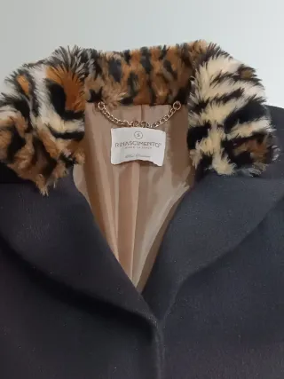 Rinascimento cappotto nero taglia S