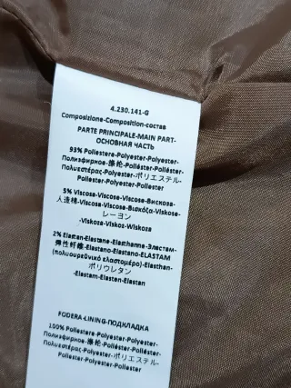 Rinascimento cappotto nero taglia S