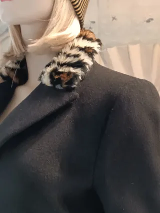 Rinascimento cappotto nero taglia S