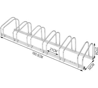 Soporte Bicicletas WOLTU 6 Unidades