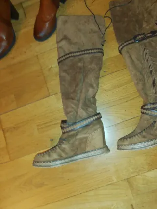 Botas de piel estilo indio talla 39 talla 41 piel
