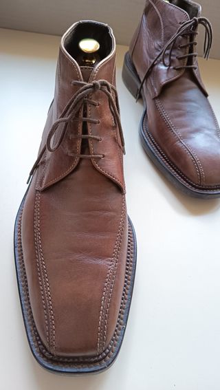 Geox Stivaletti Pelle Marrone Tg 43