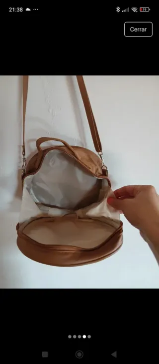 Bolso redondo búho niña