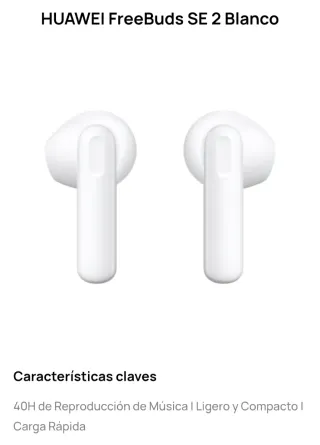 HUAWEI FreeBuds SE 2 Blanco