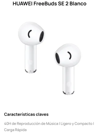 HUAWEI FreeBuds SE 2 Blanco