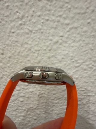 Tissot Touch Reloj Deportivo Naranja/Plata