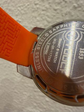 Tissot Touch Reloj Deportivo Naranja/Plata