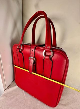 Bolsa de viaje vintage Tauro roja