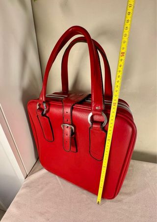 Bolsa de viaje vintage Tauro roja