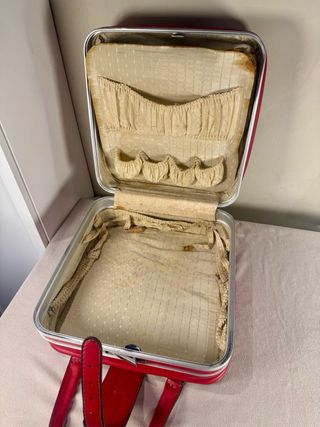 Bolsa de viaje vintage Tauro roja