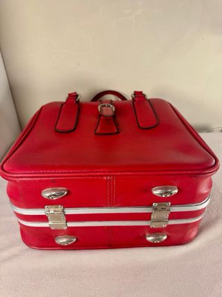 Bolsa de viaje vintage Tauro roja