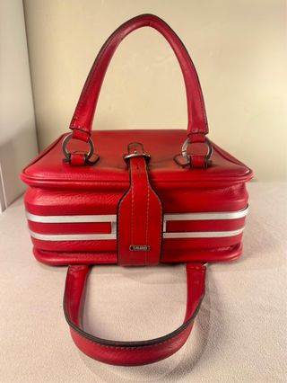 Bolsa de viaje vintage Tauro roja