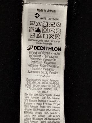 Chaqueta polar Quechua negra