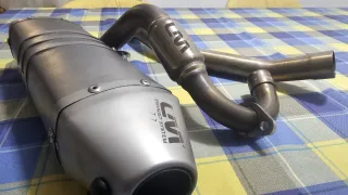 Escape LM titanio pitbike