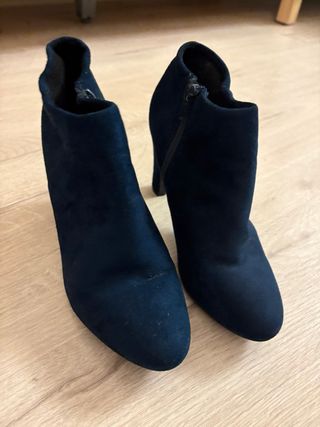 Botines Stradivarius Azul Marino Talla 38