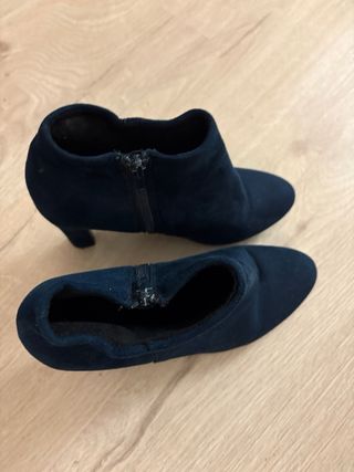 Botines Stradivarius Azul Marino Talla 38