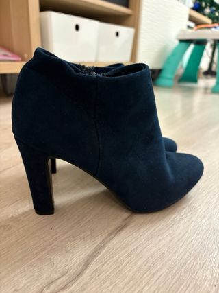 Botines Stradivarius Azul Marino Talla 38