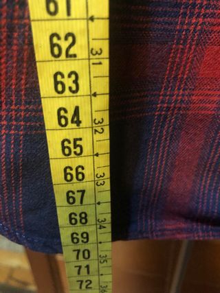 Camisa Springfield cuadros azul/rojo XL