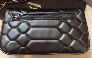 Bolso Zadig & Voltaire, de cuero negro acolchado.