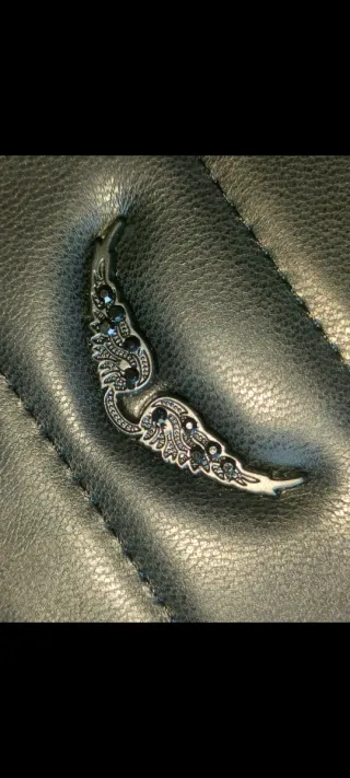 Bolso Zadig & Voltaire, de cuero negro acolchado.