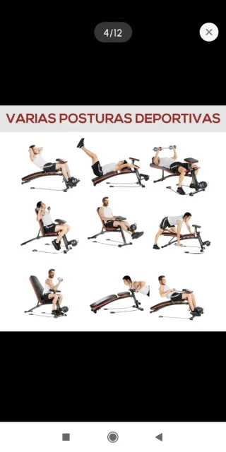 Banco de Musculación Plegable