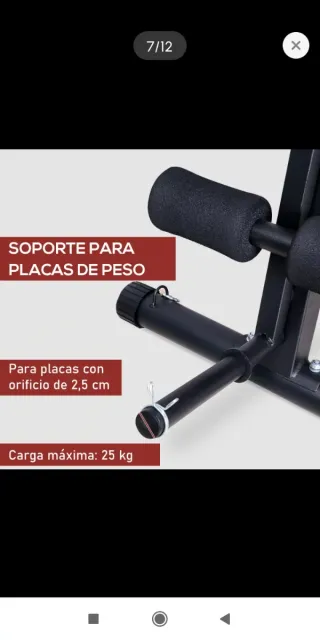 Banco de Musculación Plegable