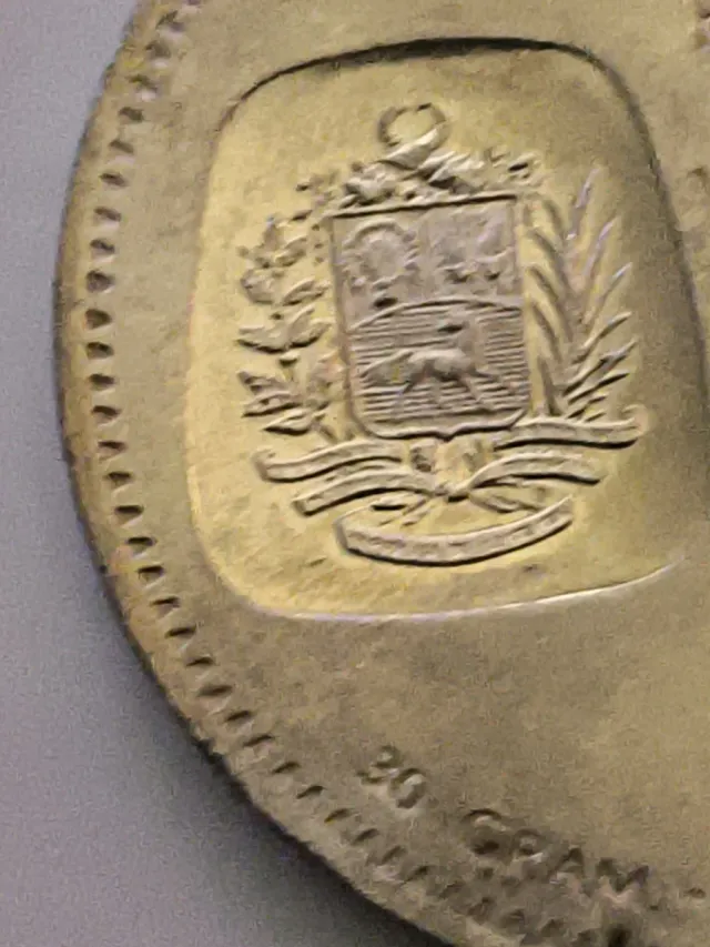 Moneda Simón Bolívar 1873 Plata