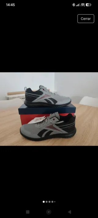 Zapatillas Reebok Hombre Gris y Negro