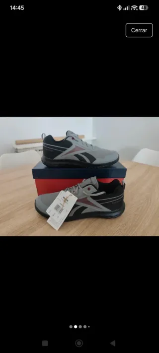 Zapatillas Reebok Hombre Gris y Negro