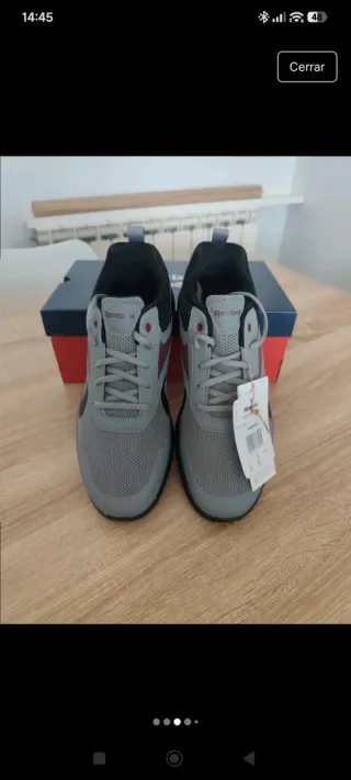 Zapatillas Reebok Hombre Gris y Negro