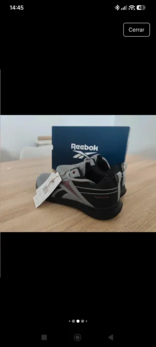 Zapatillas Reebok Hombre Gris y Negro