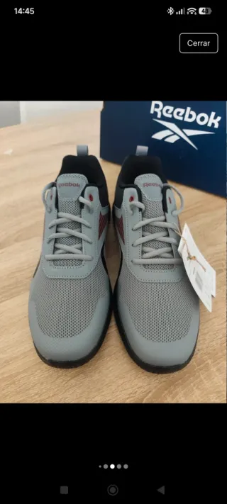 Zapatillas Reebok Hombre Gris y Negro