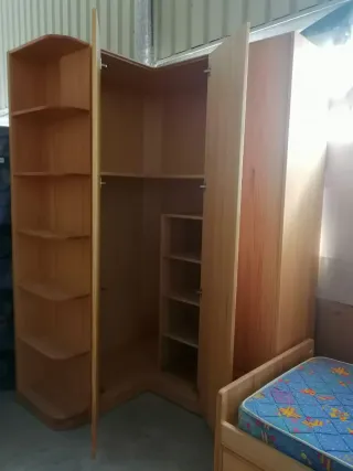 Dormitorio juvenil pino macizo natural