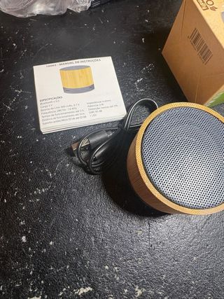 Altavoz Bluetooth HE Rome Bamboo