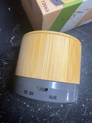 Altavoz Bluetooth HE Rome Bamboo