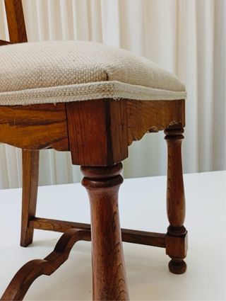 6 Sillas Vintage Madera  castano