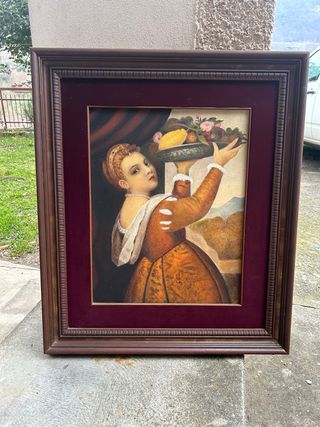 Quadro Olio su Tela La Lavinia