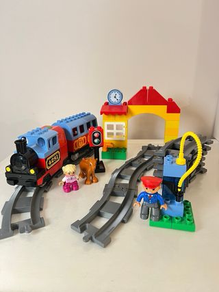 Treno Lego Duplo con personaggi e accessori