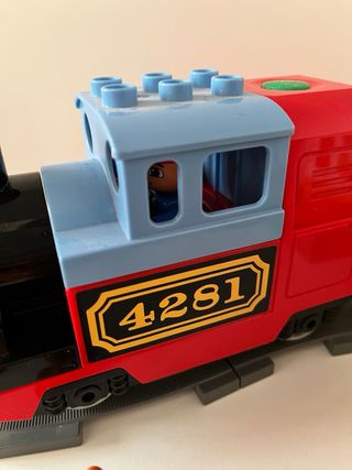 Treno Lego Duplo con personaggi e accessori