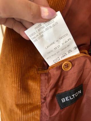 Giacca elegante in velluto a coste