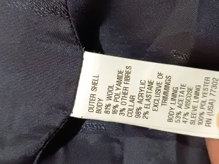 Zara cappotto Lana Blu Scuro Taglia L