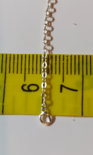 Cadena de Plata de Ley de 45cm