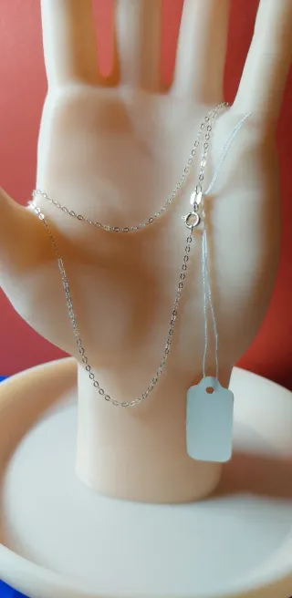 Cadena de Plata de Ley de 45cm