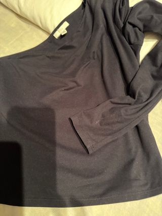 Jersey Negro Hombro Descubierto Talla Única