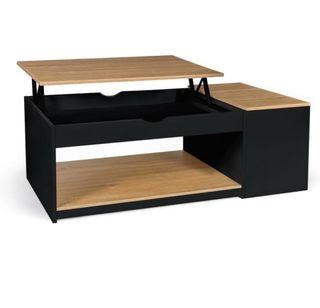 Mesa de centro elevable madera