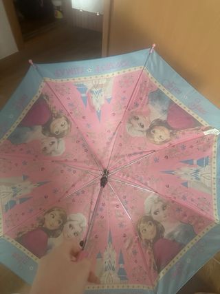 Paraguas Frozen Elsa y Anna