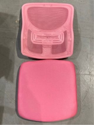 Silla de oficina ergonómica rosa