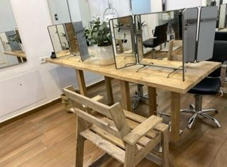 Espejo plegable de mesa