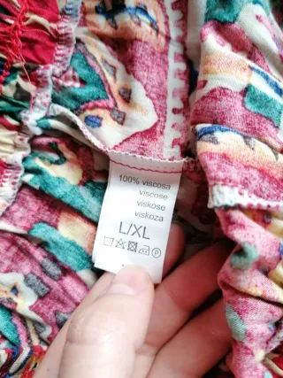 Pantalón estampado étnico