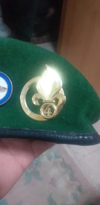 Boina verde militar Francia
